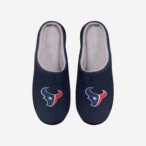 NWT foco Houston Texans memory foam slide slipper